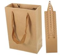 CLISPEED 25pièces Sacs Cadeaux Papier avec Poignées Lot pour Emballage de Petits Cadeaux Utilisables comme Sacs de Courses Fête