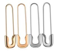 CLISPEED 2paires Boucles Oreilles Épingles à Nourrice Modernes Alliage Robuste Pendantes Pour Femmes Adaptées Festivals Et Tenues Casual