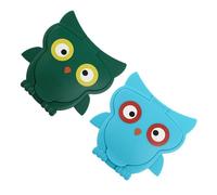 CLISPEED 2pcs Bouchons de Lingettes en Pp de Hibou Couvercles Protecteurs pour Lingettes Humides Design Mignon pour Chambres et Salles à Manger