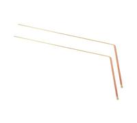 CLISPEED 2pièces Baguettes De Divination Cuivre Outils Précis Pour Détection Objets Idéales Pour Chasse Aux Fantômes Localisation