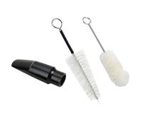 CLISPEED 2pièces Bec de Saxophone Alto avec Brosses de Nettoyage Bec Précision pour Saxophone Étanche et Facile Entretien