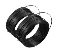 CLISPEED 2pièces Bobine De Fil De Ligature Noir pour Barres Armature Fil Flexible pour Travaux Manuels Et Attache De Plantes Lot