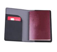 CLISPEED 2pièces Porte-Passeport Couples Cuir PU Organisateur De Voyage Multi-Fonctionnel Poche pour Billets Avion Et Documents
