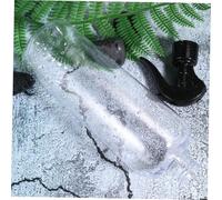 CLISPEED 3 ensembles Spray Bottles Transparent Plastic Mist Sprayer Refillable For Plants Perfume And Travel Cosmetic Use With Lid