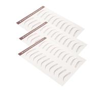CLISPEED 3 feuilles Autocollants Sourcils Étanches Transferts Tatouage Sourcils Naturels Maquillage Facile Débutants Portable