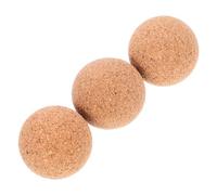 CLISPEED 3 pièces Balles de Football Liège pour Table de Foosball Accessoires Bois Résistants à Usure pour Usage Intérieur