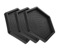 CLISPEED 3 pièces Bol Alimentation Reptiles Plastique Récipient Plat Hexagonal pour Tortues et Lézards Bassin Eau Terrarium Compact et Résistant pour Petits Animaux