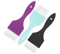 CLISPEED 3 Pièces Brosse De Couleur De Cheveux Graissage Souligner Bien Balayer Brosse De Traitement D'huile De Cheveux Kit Decoloration Cheveux Brosse à Cheveux