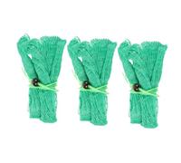 CLISPEED 3 Pièces Filet de Pliable Nylon Maille Épaisse Tressée Brins avec Fond Plat Stable Conçu pour Plongée et Transport Sécurisé de Poissons et Crevettes