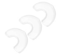 CLISPEED 3 Pièces Housse Caoutchouc pour Crochet de Sangle de Cou de Saxophone Protection Rotative pour Crochet Pivotant de Sangle Alto et Ténor Accessoire Instrument de Musique