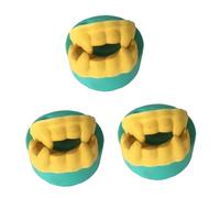 CLISPEED 3 Pièces Moule Silicone Alimentaire Forme Dents de Vampire pour Halloween DIY Gâteau Plateau à Glaçons Flexible et Antiadhésif Accessoire Fête Zombie Vert