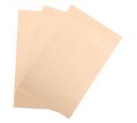 CLISPEED 3 pièces Planches Bois de Tilleul pour Bricolage Surfaces Lisses sans Bavures Bois à Peindre pour Création Artisanale et Décoration DIY
