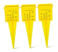 CLISPEED 3 Pièces Pluviomètre Plastique Outil de Mesure des Précipitations Précis pour Jardin Pelouse et Agriculture