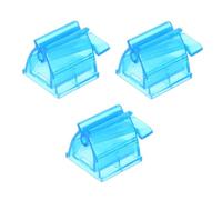 CLISPEED 3 pièces Presse-tube Dentifrice Rotatif Accessoire Salle de Bain Compact pour Tubes de Dentifrice et Crèmes Distributeur Manuel Anti-poussière