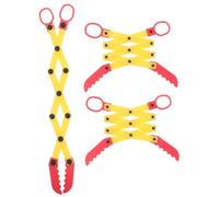 CLISPEED 3 Pièces Robot Gripper Mechanical Hand Stem Toy Interactive Assembly Kit for Science Learning and Cognitive Development