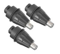 CLISPEED 3 pièces Tête de Tondeuse Nez Électrique Remplacement et Kit pour Coupe Poils Nez et Oreilles Homme Entretien Facile avec Brosse Accessoire de Précision pour Tondeuse Mâle