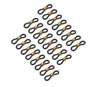 CLISPEED 300 Pièces Bandes de pour Poulet Noires pour Correction des Pattes Écartées de Poules et Poussins Anneaux de Protection et Ajustement des Pattes pour Volaille Accessoires