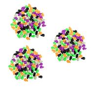 CLISPEED 300 Pièces Ornements Crâne Plastique pour Décorations DIY Halloween Accessoires Squelette Haunted House