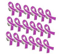 CLISPEED 30pièces Lot De Broches Épinglettes Ruban Symbole Lutte Violence Activités Spéciales Broche Épinglette Ruban