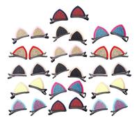 CLISPEED 32pcs Barrettes à Cheveux Oreilles de Chat en Alliage, Petite Épingle à Cheveux Solide, Ne Tombe Pas Facilement, pour Femmes et Filles Lors de Fêtes ou Usage Couleur Aléatoire