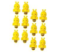 CLISPEED 36 pièces Gommes Garçon Fille Forme Abeille Colorées Gomme Fantaisie pour Coloriage Effaçable Garçon Fille Matériel Scolaire Ludique