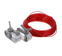 CLISPEED 3pièces Treuil Et Tendeurs De Câble pour Couverture De Piscine Kit De Fixation Hiver avec Câble Acier Et Outil De Serrage