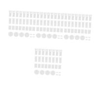 CLISPEED 4 Ensembles Kit Réparation pour Stores Plissés Accessoires De Remplacement Invisibles pour Stores À Adaptés À Vos Besoins De Réparation 32 Pièces * 4