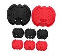 CLISPEED 4 Paires Pédales Tricycle Garçon Fille Plastique Antidérapantes Ergonomiques pour Vélo Garçon Fille Accessoires Faciles à Installer pour Sécurité