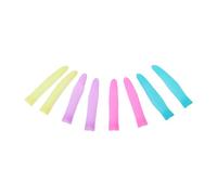 CLISPEED 4 paires Protection Antidérapante pour Ciseaux Cuticules Manche Ergonomique Confortable Lot de Housse de Sécurité pour Manucure Couleur Aléatoire Couleur Aléatoire