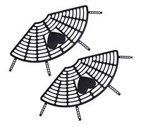 CLISPEED 4 Pcs Vélo Vélo Siège Arrière Filet de Sécurité Jupe Jambes Soins des Pieds Filet de Sécurité pour Enfants Siège Arrière Protection de Selle Noir