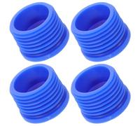 CLISPEED 4 Pièces Anneaux Étanchéité pour Tuyau de Vidange PVC Bouchons Anti-odeur pour Machine à Laver Cuisine et Salle de Bain Prévention des Reflux et Protection les Fuites