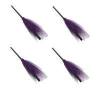 CLISPEED 4 Pièces Balai de Plastique et Tulle pour Déguisement Halloween Accessoire Cosplay pour Filles Décoration Festive et Animation de Soirée