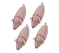 CLISPEED 4 pièces Ballons Cochon Qui Se Déplacent Aluminium Rose Décorations Légères pour Fête Anniversaire Fille Ballons Animaux Rigolos pour Ambiance Festive Accessoires Thème Ferme