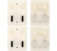 CLISPEED 4 pièces Base de Voiture à Tirer pour DIY Accessoire Pratique pour Véhicule à Friction Base pour Bricolage Argile Pottery Clay Lot pour Garçon Fille