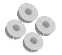 CLISPEED 4 Pièces Bobines de Fil de Cuivre Rondes pour Câbles Stéréo, Cadre de Filtre Passif Compact Compatible Équipements Audio, Enrouleur de Câble Électrique pour Home Cinéma et