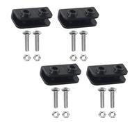CLISPEED 4 Pièces Connecteur de Truss à 2 Voies pour Tente et Auvent, | Pièce de Rechange pour Structure Pop-up, Assemblage Stable et Réparation Modulaire, Usage Camping ou Marché