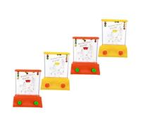 CLISPEED 4 pièces Jeu Anneaux Eau Portable Interactif de pour Garçon Fille Manuel pour Développement Coordination Main Œil et Couleurs Aléatoires Couleur Aléatoire Couleur Aléatoire