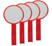 CLISPEED 4 pièces Lot de Tableaux Blancs Effaçables Portables pour Jury et Score de Jeux Tablette Mousse Simple Face Panneau de Vote et Tableau de Bord