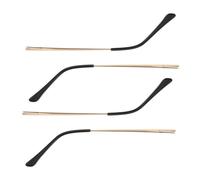 CLISPEED 4 Pièces Metal Eyeglasses Legs Replacement With Double Tooth Design Eyewear Arms For Frame Repair And Stylish Upgrade