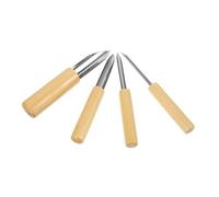 CLISPEED 4 pièces Outils de Poinçonnage pour Poterie Coupeurs Circulaires Résistants pour Sculpture Argile et Modelage DIY Accessoires Potier
