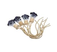 CLISPEED 4 pièces Pendentifs de Parfum Verre pour Voiture de Bouteilles Diffuseurs Aromatiques à Suspendre pour Décoration et Purification de Air Votre Automobile