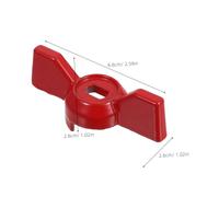 CLISPEED 4 Pièces Poignée de Valve Levier de Robinet de Jardin Ergonomique Remplacement Polyvalent pour Valve Arrêt Eau Extérieure et Manette de Robinet