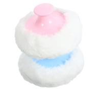 CLISPEED 4 Pièces Pouffler En Poudre Parlant Bébés Bouffée De Poudre Pour Bébé Enfants Bouffée De Beauté Houppette Pour Bébé Tampon Houppette Pour Le Corps De Bébé Objets Poignée Rose