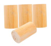 CLISPEED 4 pièces Rehausseurs de Meubles Cylindriques Bois Ø Lot de Support Robuste Antidérapant pour Canapé Lit Table et Bureau Hauteur Augmentée de Ajusteur de Hauteur Solide pour