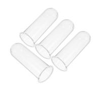 CLISPEED 4 pièces Set de Tubes Transparent pour Hydroponie Vase Test Tube pour Propagation de Plantes Station de Culture pour Boutures et Fleurs Décoration Terrarium pour Maison et Bureau