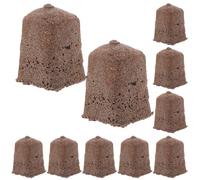CLISPEED 40 Blocs de Démarrage Sol Nutritif pour Semis Hydroponiques en Coton Bio-Carbone, 40 Pièces pour Jardinage sans Terre et Culture de Plantes