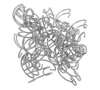 CLISPEED 40 Crochets Simples pour Porte de Cage en Acier Inoxydable, 40 Pièces, Fixation Solide pour Cage à Oiseaux, Design Artistique et Gain de Place