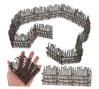 CLISPEED 40 pièces Lot de Panneaux de Clôture pour Ferme avec Accessoires Figurines Danimaux Réalistes Jeu de Corral pour Garçon Fille et Tout Petits