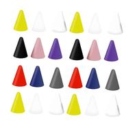 CLISPEED 45 pièces Cover For Stylus Pen Silicone Replacement Tips Compatible With Apple Pencil And Generation Multi-color Protective Caps For Stylus Tablet Pens