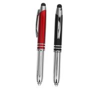 CLISPEED 4pièces Stylo à Billet Métallique avec Lumière LED Stylo De Saisie Éclairé pour Écriture Et Usage Professionnel